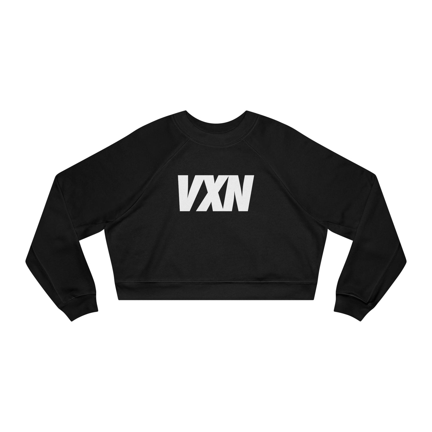 Logo Cropped Fleece Pullover