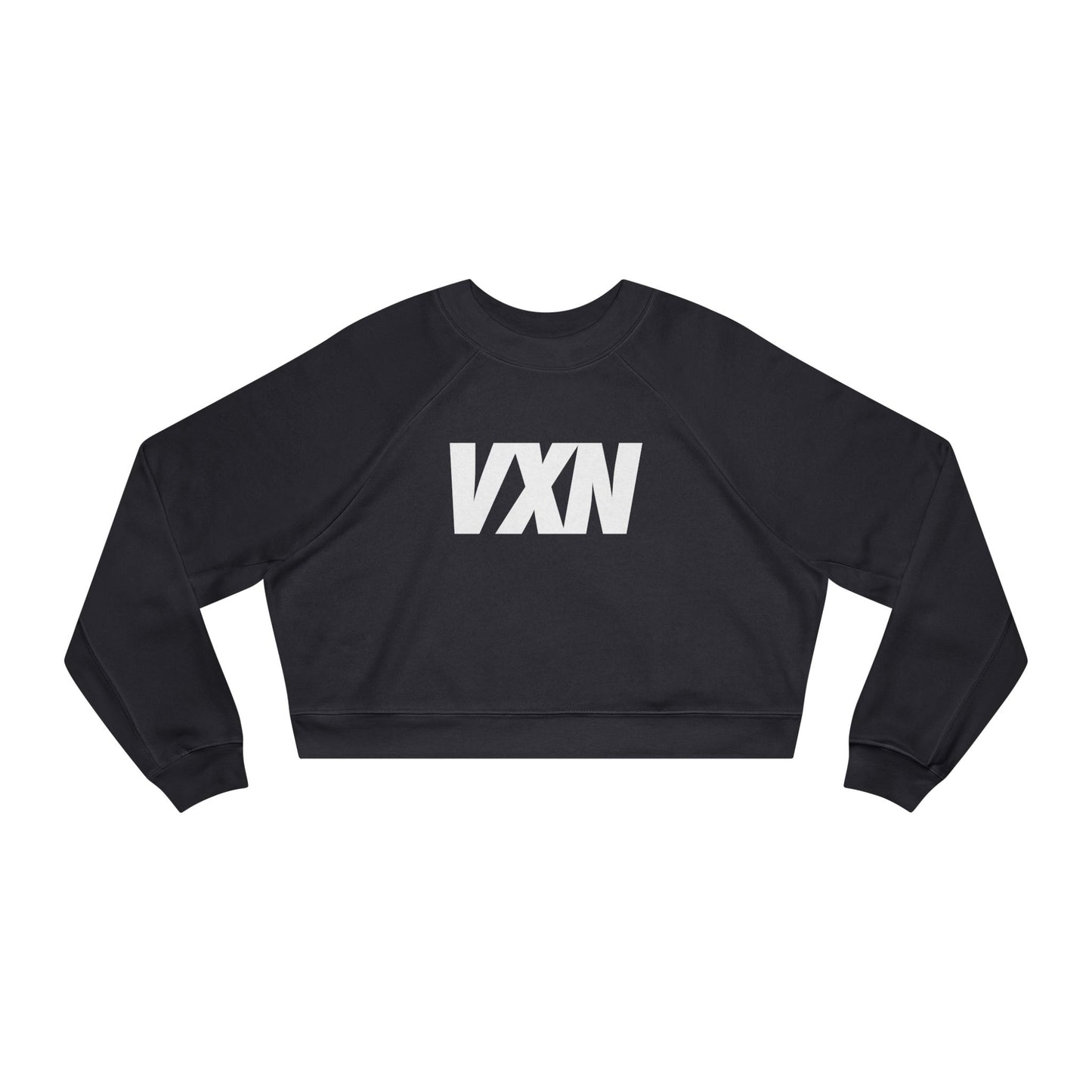Logo Cropped Fleece Pullover