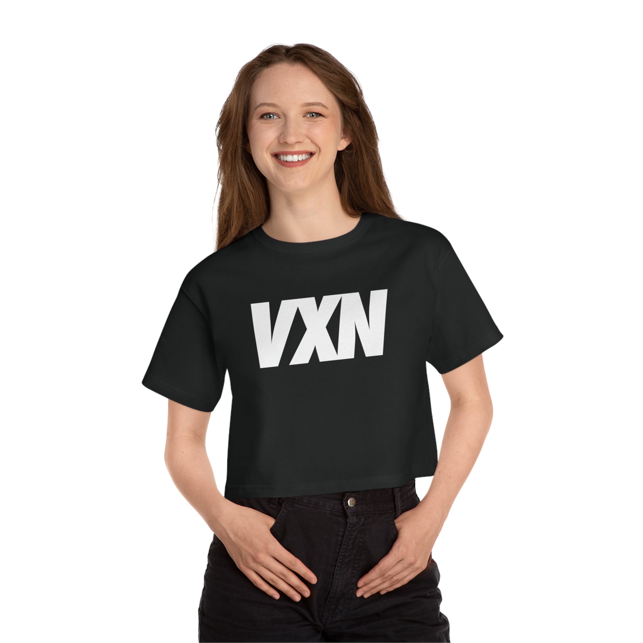 Logo Champion Cropped T-Shirt – VXN